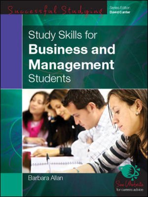 cover image of Study Skills for Business and Management Students
